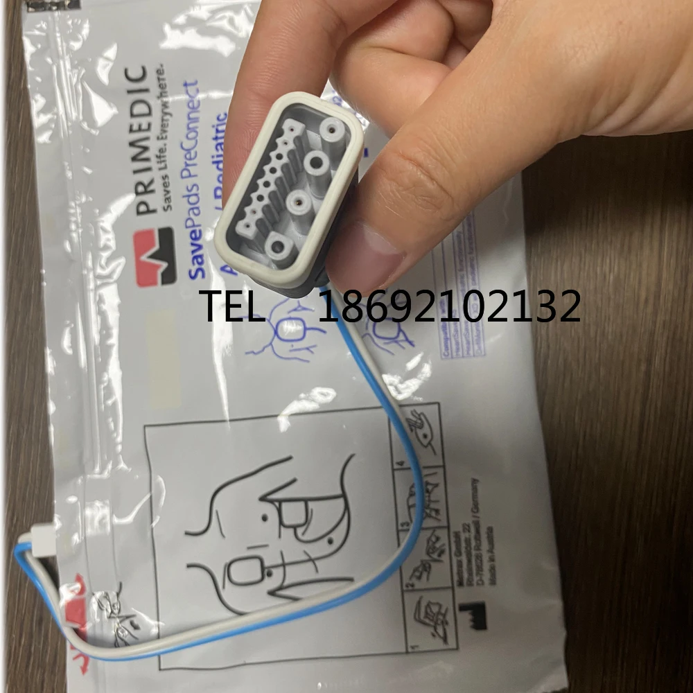 Defibrillator Original M250 Electrode Pads Pre-inserted Double Row Plug Electrode Pads