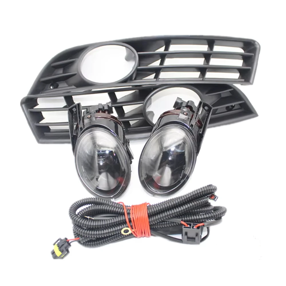 Car Light For VW Passat B6 3C 2006 2007 2008 2009 2010 2011 Halogen Fog Light With Convex Lens Fog Light Cover Harness Assembly