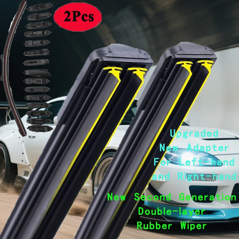 

Для Alfa Romeo Stelvio 2017 2018 2019 2020 2021 2022 аксессуары для лобового стекла щетки для окон 2 шт. щетка переднего стеклоочистителя автомобиля