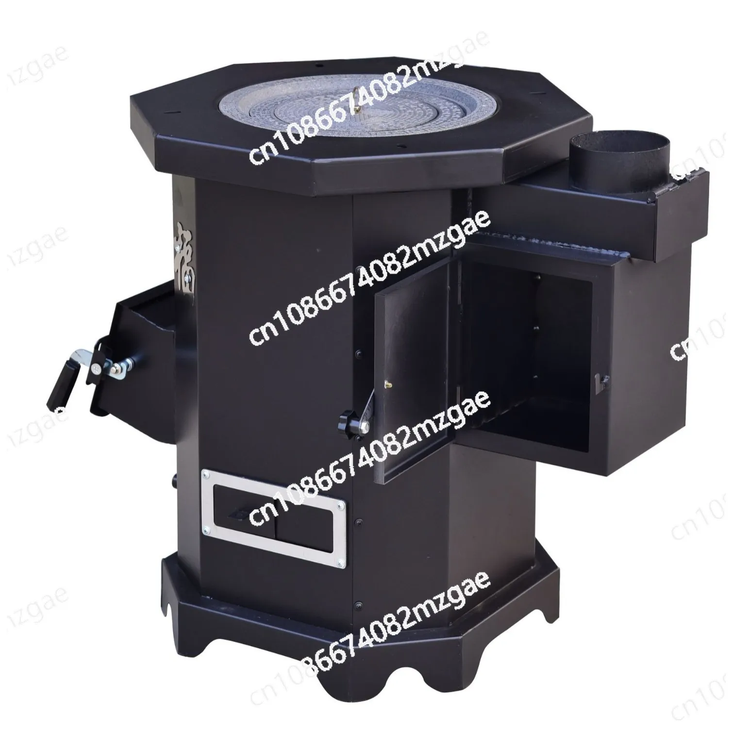 

Wood-fired heating gasifier indoor smokeless heating furnace