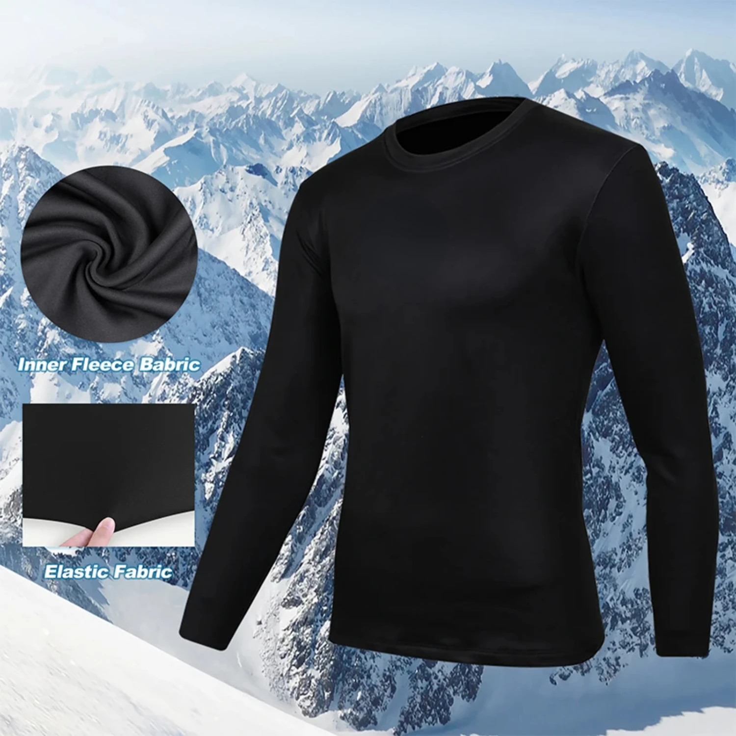 Winter Cycling Base Layer Thermal Fleece Bike Undershirt Sport Man Long Sleeve First Layer Jersey White Black Keep Warm Maap