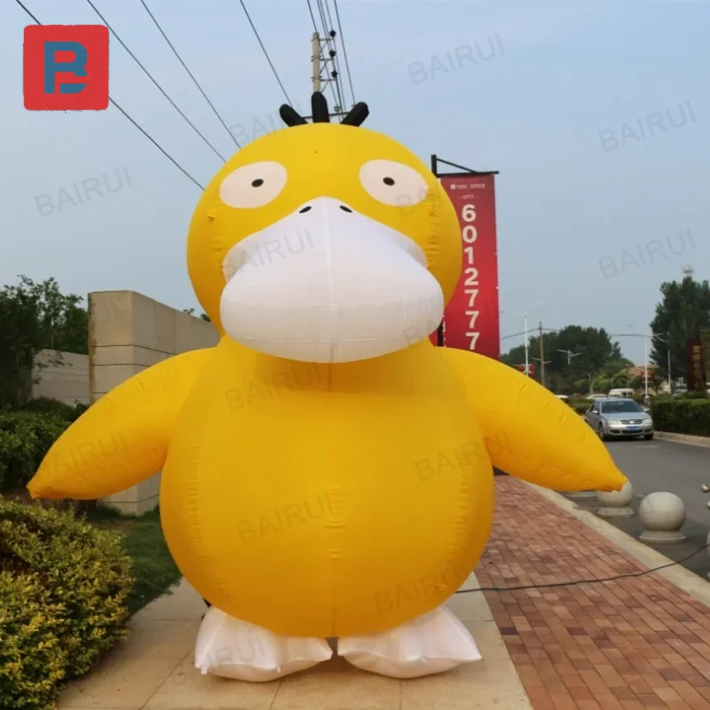 Inflatable duck outdoor square activity attractive people giant yellow duck