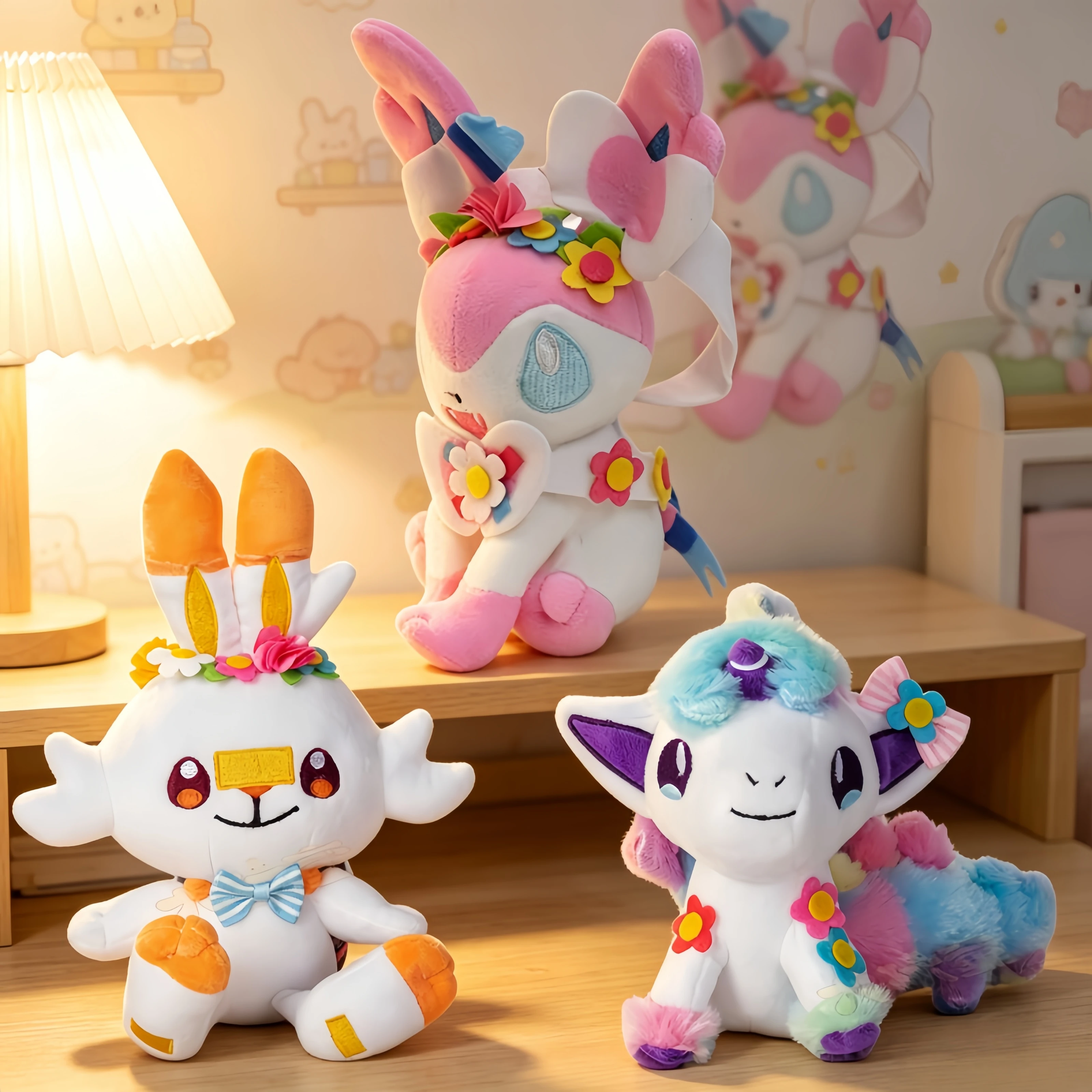 pelucias-pokemon-serie-de-pascoa-eevee-scorbunny-sylveon-ponyta-brinquedos-para-criancas-presentes-de-natal-e-aniversario