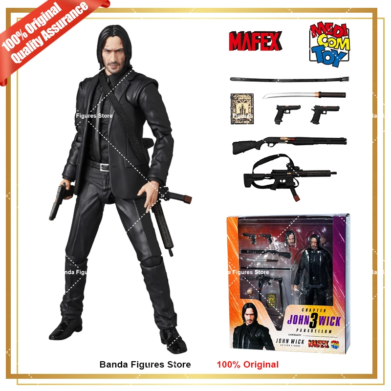 Original Medicom Toy Mafex 233 John Wick Chapter 3 Parabellum No