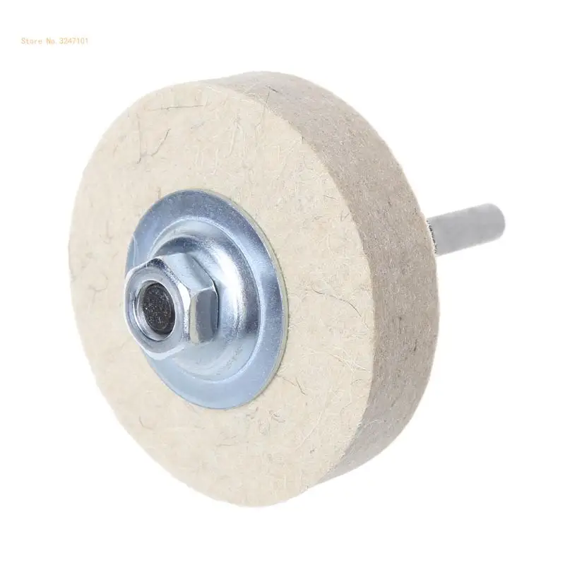 76x20mm Wool Felt Polishing Buffing Grinding Wheel Polisher Disc Pad Rotary Tool Dropship