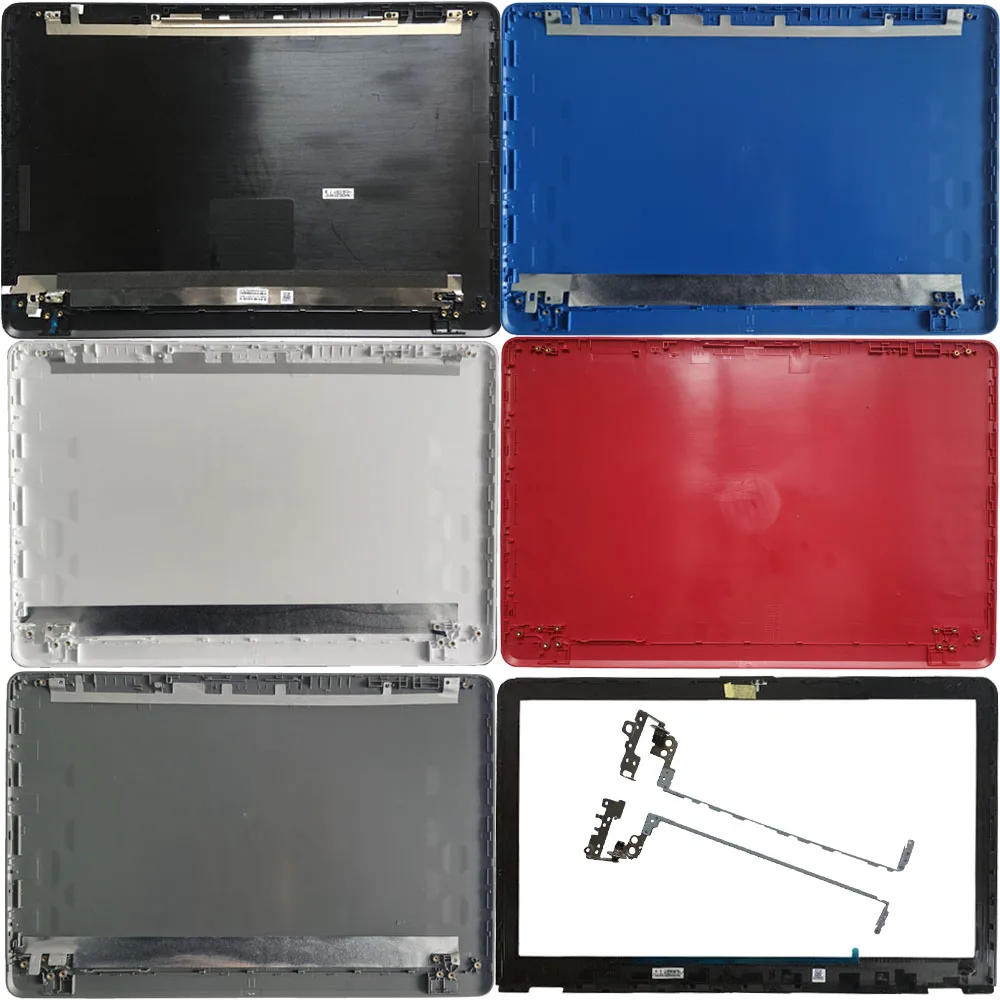 New LCD Back Cover For HP 15-BW 15-BS 15T-BR 15T-BS 15Z-BW 250 G6 255 258 G6 TPN-C129 TPN-C130 Bezel/Hinges