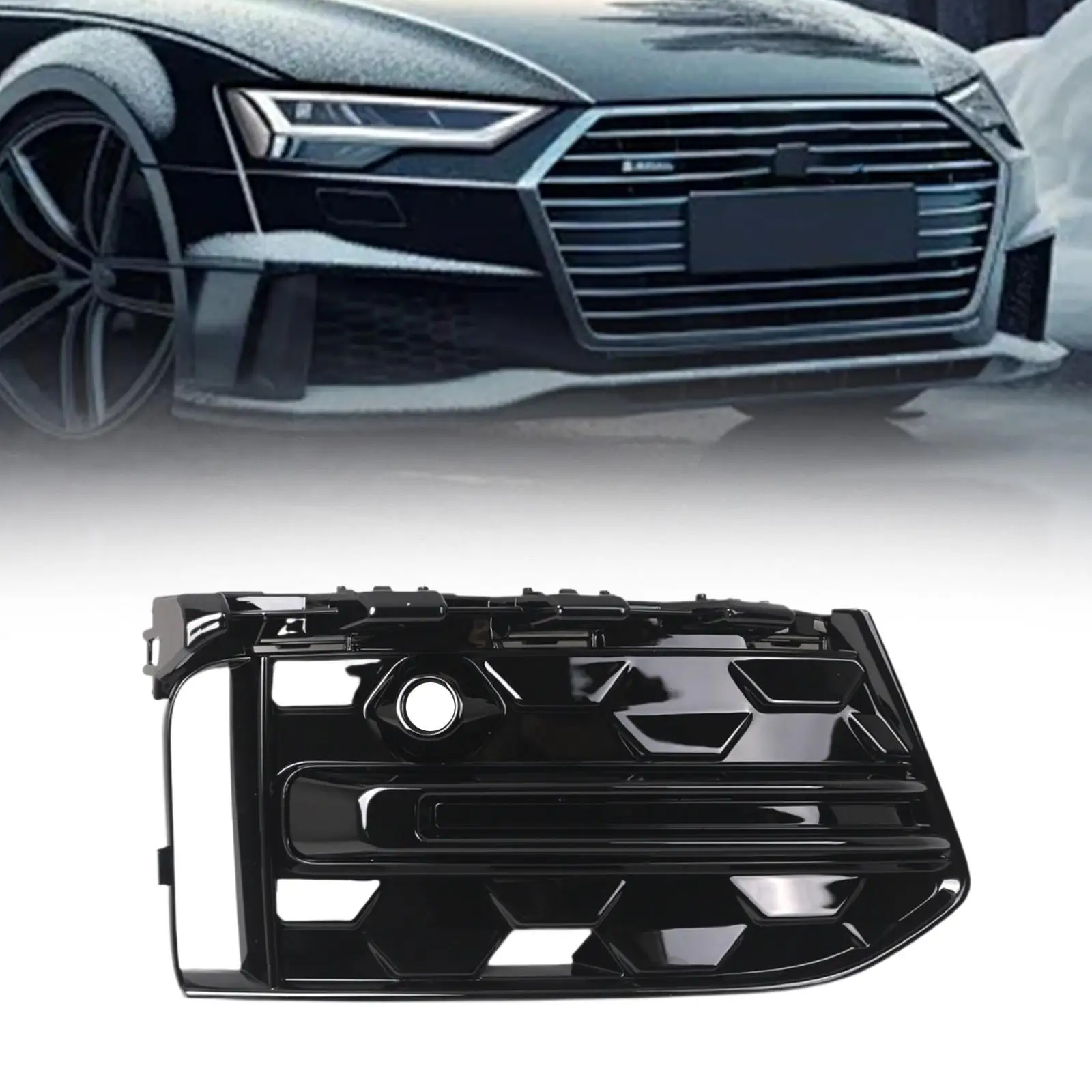 

4KD 807 648 E for Right Side Front Fog Light Grill Bezel Cover for Audi