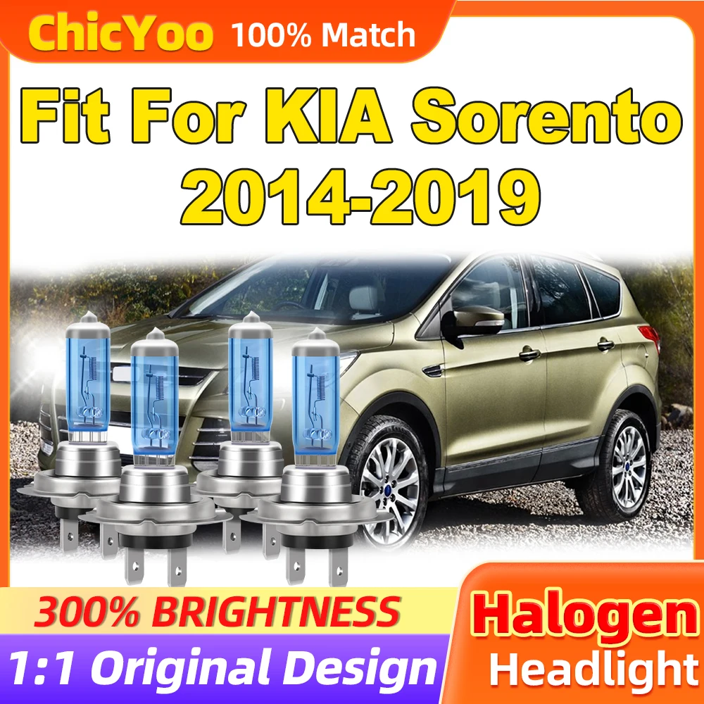 

Fit For KIA Sorento 2014 2015 2016 2017 2018 2019 200W Halogen Lights 24000LM HID Xenon Headlamps 6000K 12V Turbo Auto Lamps