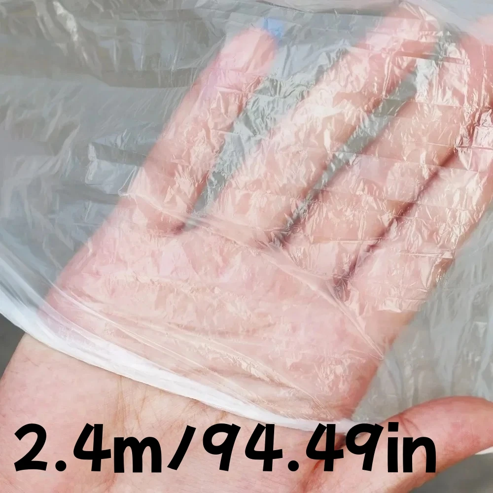 1/5/10pcs Clear Plastic Bicycle Cover Portable Outdoor All Season Full Protection Waterproof Dust Snow Shield for Mountain Bike