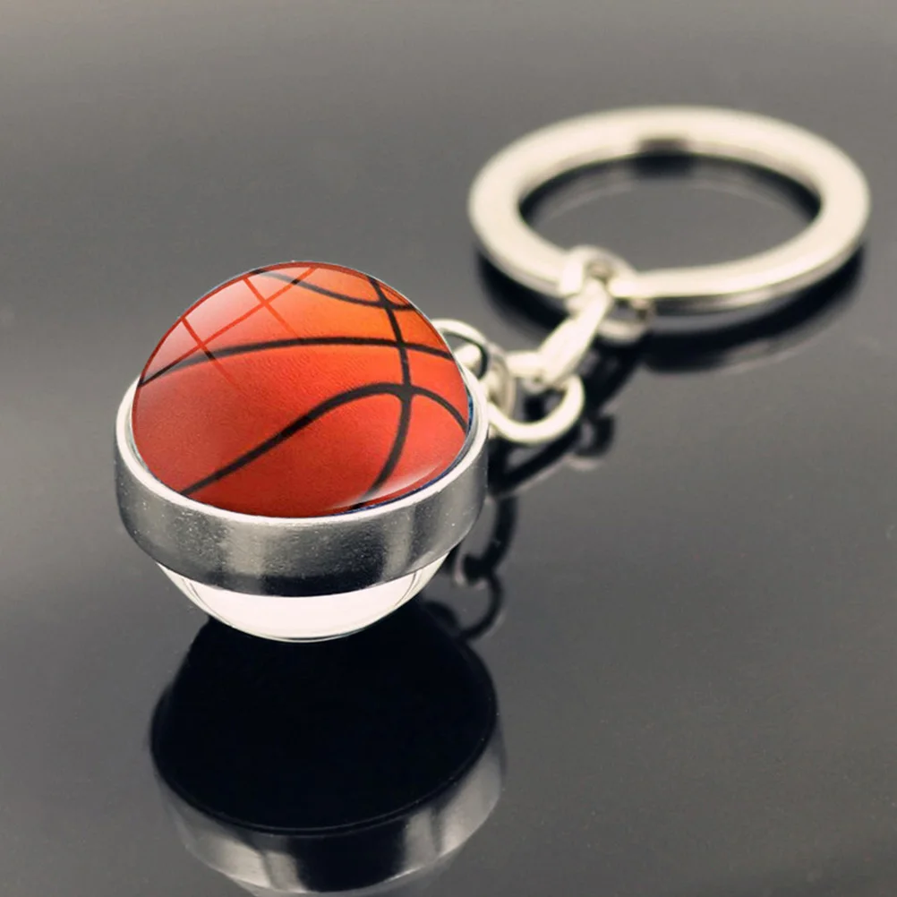 

Basketball Keychain Mini Keychains for Boys Creative Keyrings Sports Party Favors Bag Keyrings Backpack Decoration