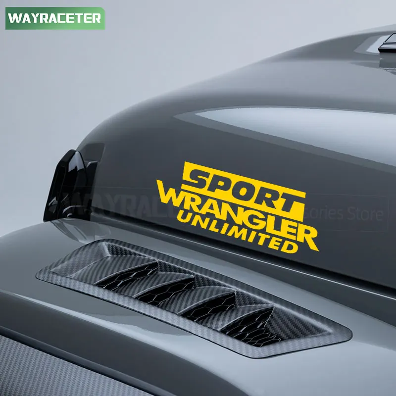 1 Pc Reflective Rubicon Unlimited Sport Side Fender Sticker Bonnet Trunk Decal For Jeep Wrangler JK JL TJ YJ CJ Accessories