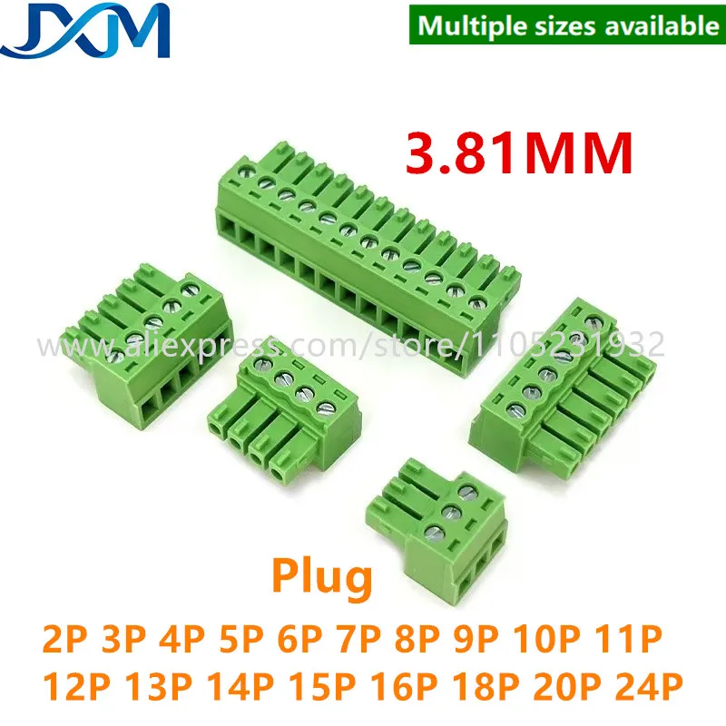 3.81MM KF2EDG PCB Screw Terminal Block Connector PLUG PIN HEADER SOCKET 2P-24P 3P4P5P6P7P8P9P10P12P14P15P16P18P20P24P