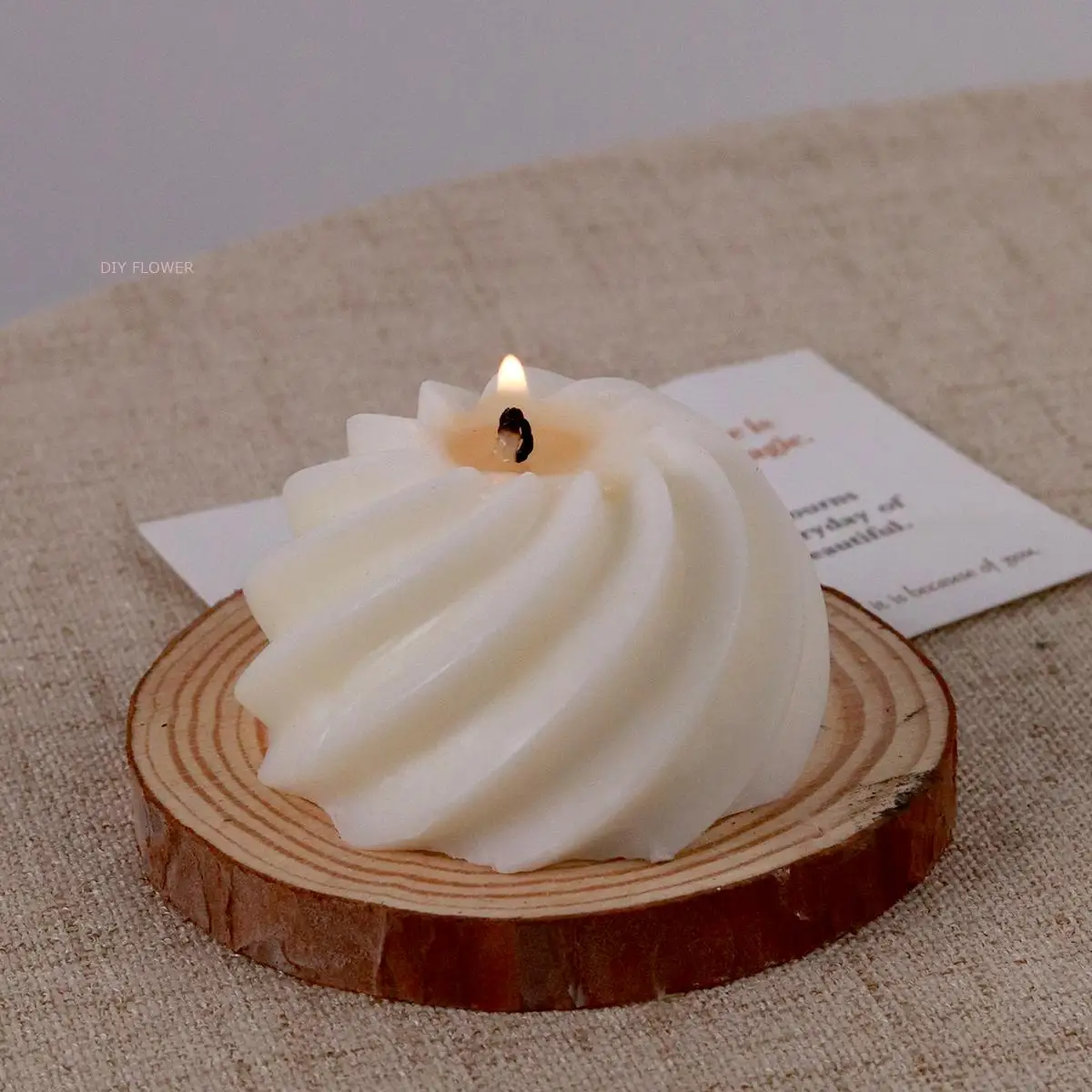 قالب سيليكون حلزوني للخبز ، زوبعة مستديرة ، شمعة معطرة ، قالب الصمغ قطرة الجبس ، لتقوم بها بنفسك كعكة موس ، الشوكولاته كريم ، لوازم أدوات الخبز #5