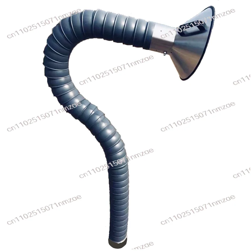 Flexible Smoke Exhaust Ventilator Pipe positioning bamboo tube suction air collector hood Industrial smoke extraction system