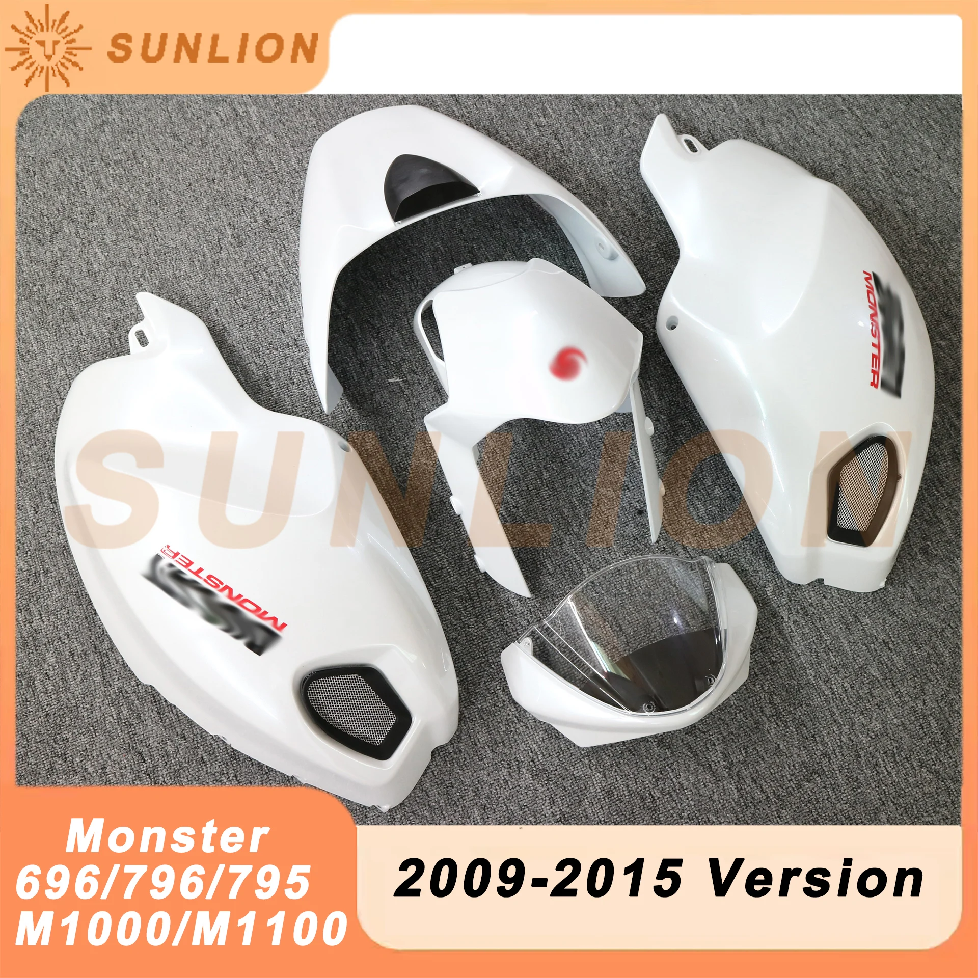 Motorcycle Full Body Fairings Part Kits For DUCATI Monster 696 / 796 / 1100 / M1100 / EVO 2009 - 2015 Fairing