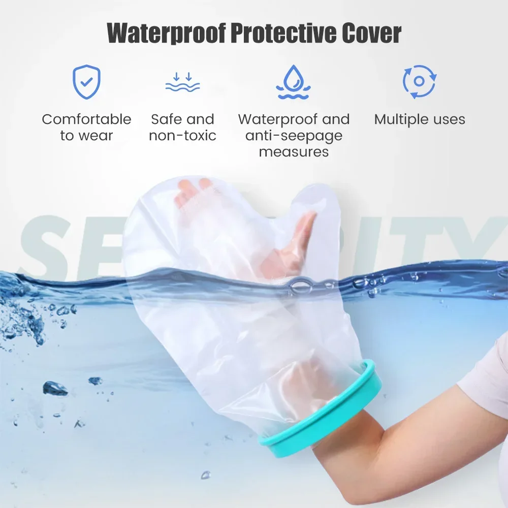 Shower Cover Adult Waterproof Sealed Cast Plaster Bandage Protector Wound Fracture Leg Foot Arm Palm Bath Protective Ring Sleeve