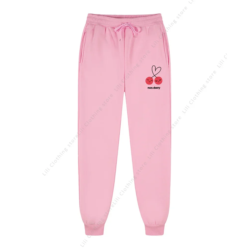 

Jogger Pants for Women's Trousers Autumn Winter Cherry Graphic Print Hot Sale Sports Sweatpants Women Outdoor Running Pants