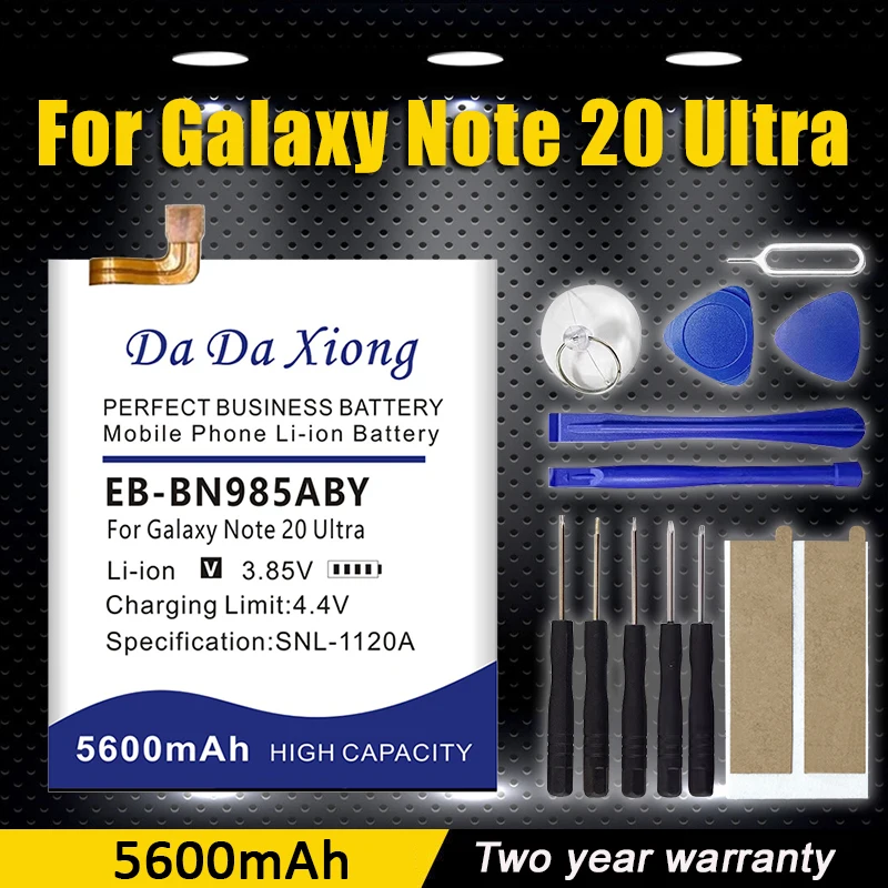 

EB-BN985ABY 5600mAh Replacement Battery For SAMSUNG Galaxy Note 20 Ultra Note20 Ultra Phone Batteries+Tools