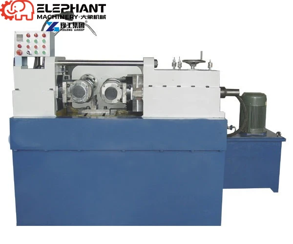 Hydraulic Stud Bolts Tie Rod High Productivity Threading Making Machine Hydraulic Thread Rolling Machine
