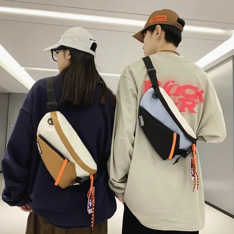 High Quality Nylon Panelled Waist Packs 2026 New Brand Unisex Chest Pack Casual Outdoor Travel Crossbody Bag Men Wasit Belt Bag