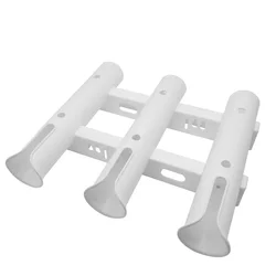 Portacanna da pesca in plastica portatile ABS per barca portacanna da pesca leggera portacanna per montaggio su tubo presa per staffa accessori per Yacht marini