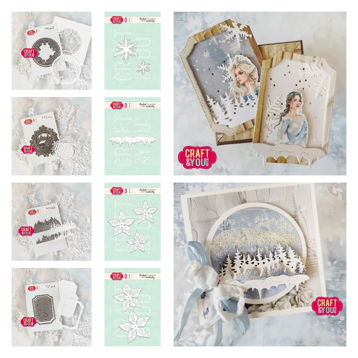 

Christmas Girl Dream Snowflakes Set Flowers Ice Cup Round Snowflakes Window Cuts Dies Scrapbooking Stamp Greeting Card Decoratio