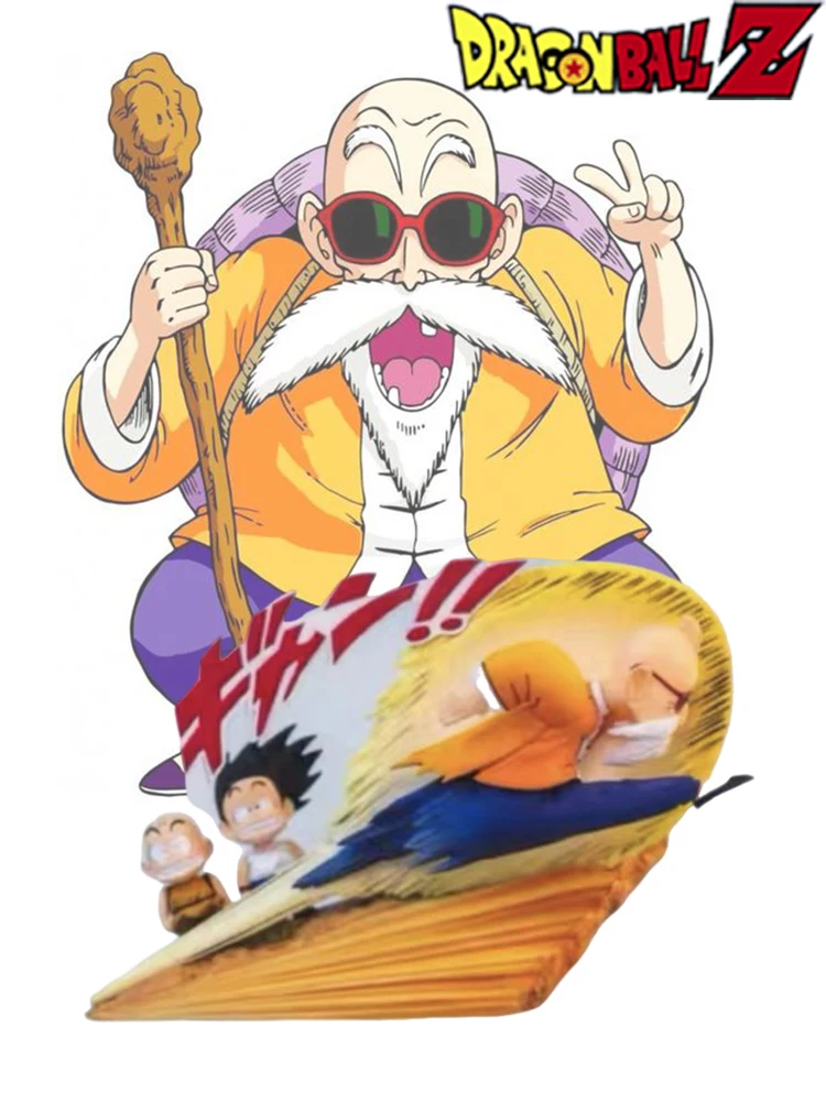 DRAGON BALL Figurka Anime Gallop Master Roshi Figurki akcji Kame Sennin Statuetka Model Lalka Zbieraj Dekoracja biurka Zabawki Prezenty urodzinowe