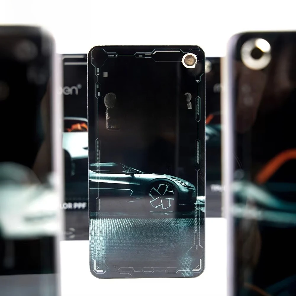 Moben Top Material Custom High Glossy Liquid Metal Glossy Sliver Color Change TPU Self Healing Easy to Install Car Wrap Foil PPF