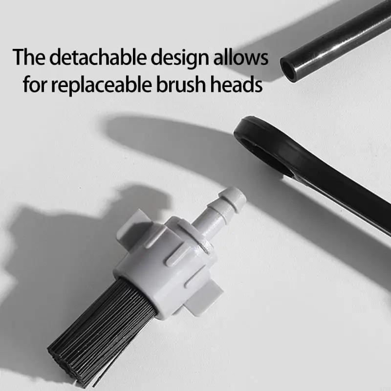 37ME Espresso Equipment Cleaning Tool Flexible Hose Commercial Grade Coffee Machine Cleaning Brush Maintenance Accessory