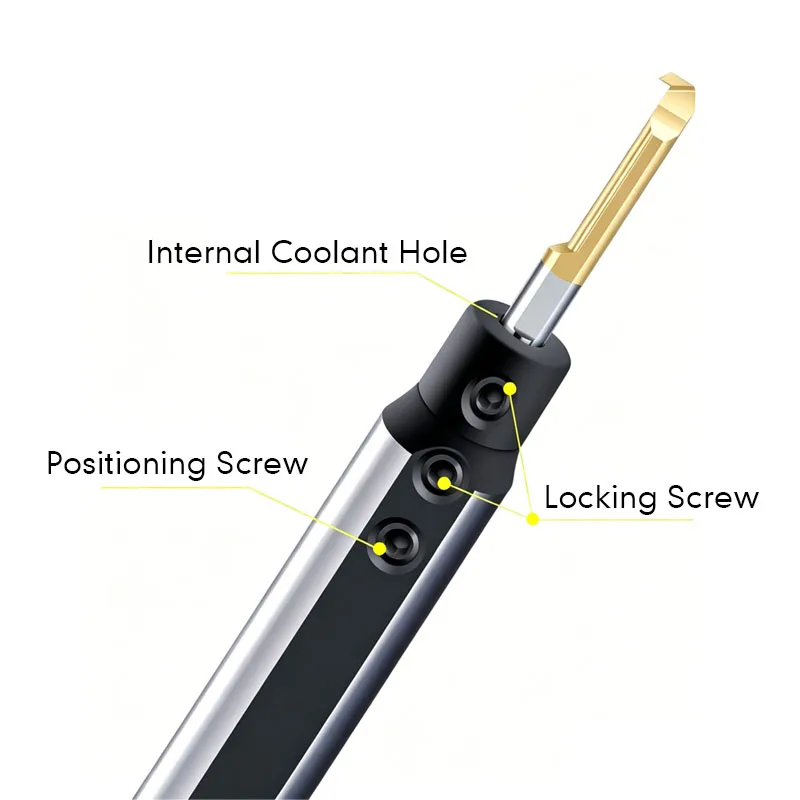 THSB Double-sided Water Outlet Small Diameter Tool Holder TSHB16/20/25/19.05/25.4 Boring Tool Holder Aperture 3-20m