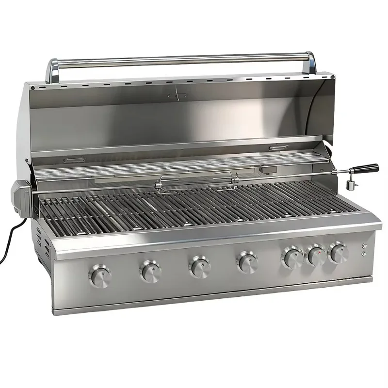 

Heavy Duty Premium Built-in Built in SUS 304 Stainless Steel Outdoor Kitchen Home Garden 48" Inch Gas LPG NG BBQ Cooking Grill