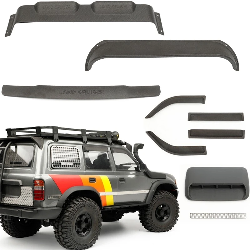 

Имитация нейлонового украшения капота для аксессуаров 1/10 FMS FCX10 LC80