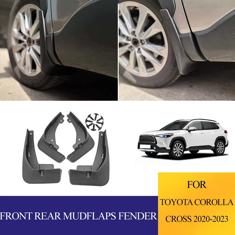

For Toyota Corolla Cross 2020 2021 2022 2023 Front Rear Parts Mudflaps Fender Mudguard Car Accessories