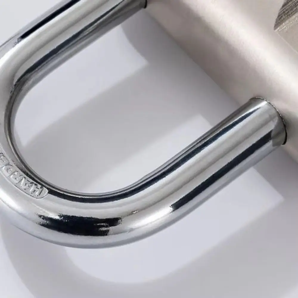 Anti-theft Design Stainless Steel Padlock With Keys Solid Steel Body Heavy Duty Padlock Waterproof Security Rust Proof Padlock