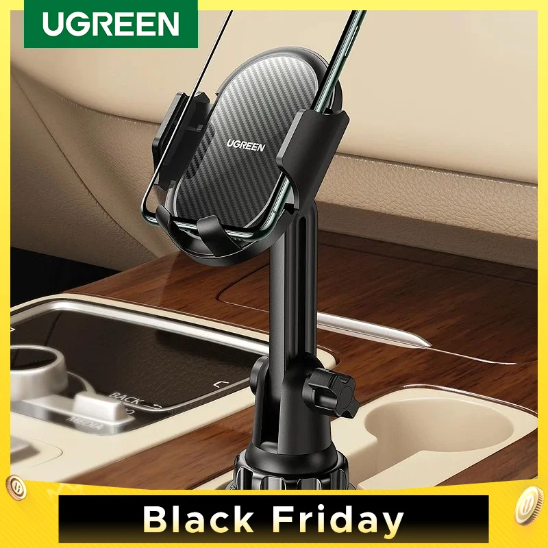 UGREEN Car Cup Phone Holder for Mobile Phone Stand in Car Phone Holder Stand for iPhone 16 15 Pro Max Xiaomi Huawei Phone Stand