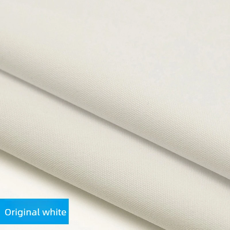 Thickened Cotton Canvas Fabric By Meters for Bag Sofa Cover Pillowcase Tablecloth Diy Sewing Wearable Textile Cloth Plain White - view 5