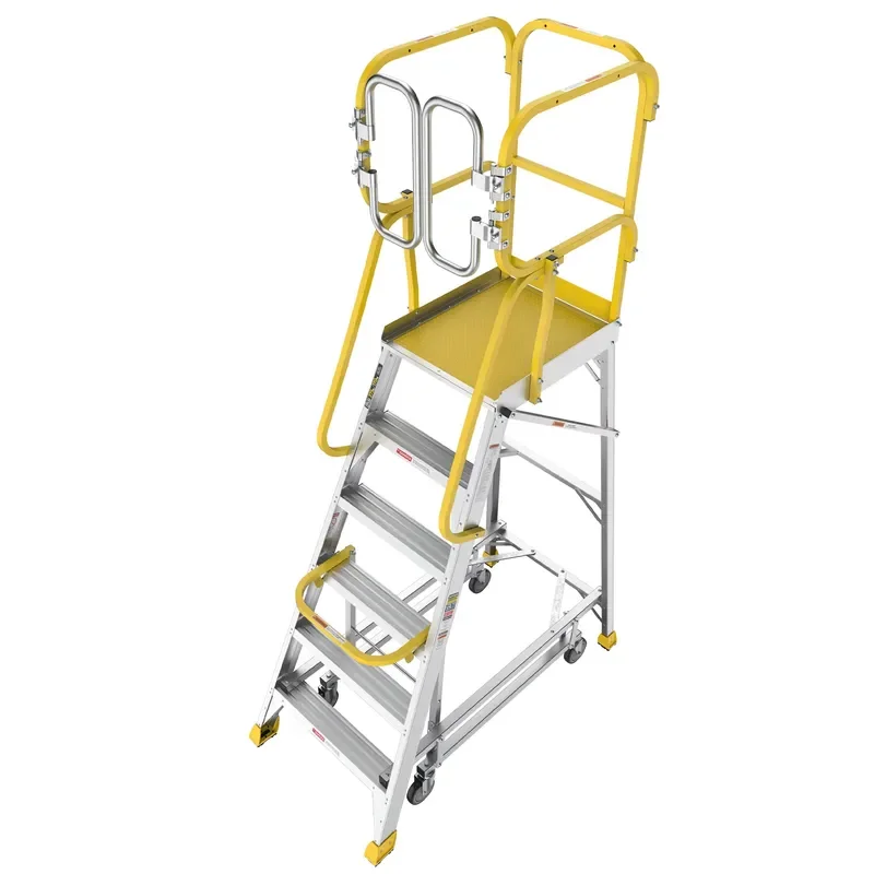 Aluminum Ladder Bench Double Side Ladder Aluminum Durable Heavy Machine Detachable Ladder