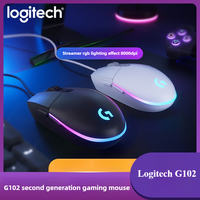 Logitech (G) G102 Gaming Mouse RGB Mouse Lightweight Design 200-8000DPI G102 Second Generation Ergonomic Mouse Computer Mouse