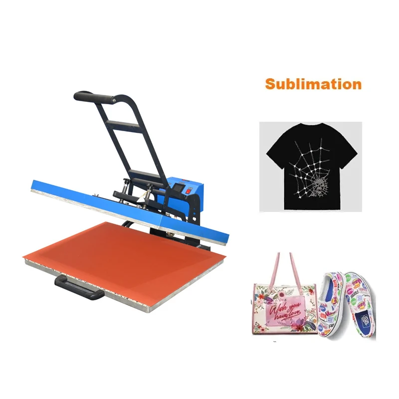 Manual Grade Gaoshang GS-SD6080 Heat Press Machine 60X80 Flatbed Printer Large Format 110V/220V Multiple-surface Heat