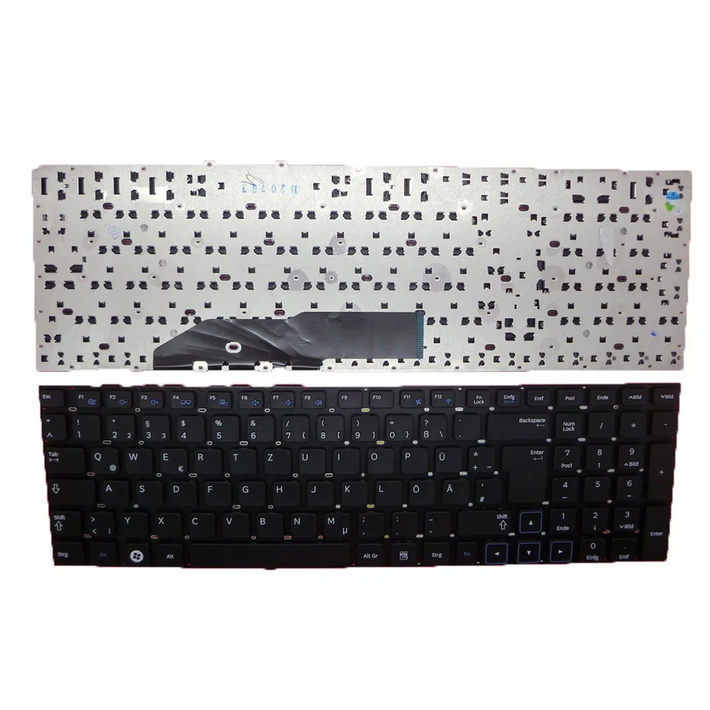 

Клавиатура для ноутбука Samsung NP300E7A, NP305E7A, 300E7A, 305E7A, немецкая раскладка (GR), BA59-03184B, без рамки, черная, новая