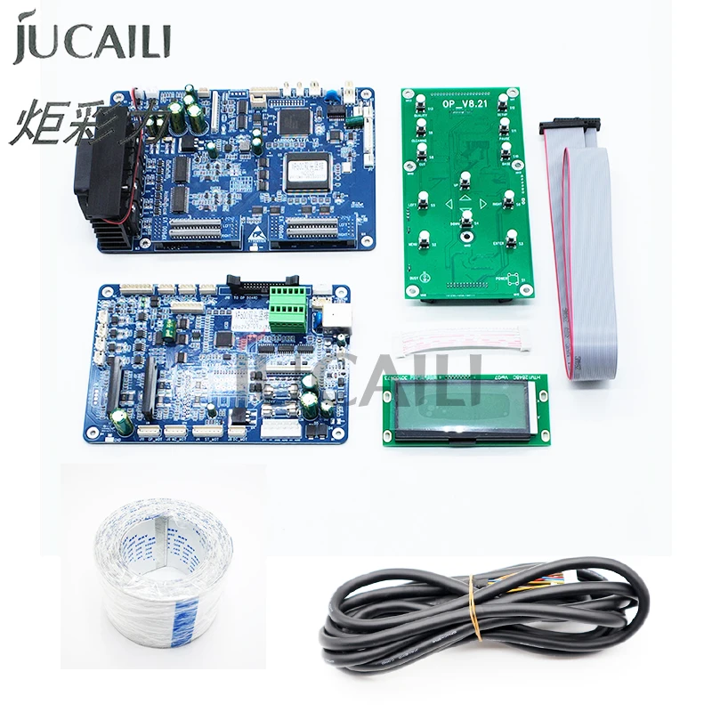 Jucaili Senyang xp600 2heads board kit V12 version for Epson xp600 double head carriage board main board for Eco solvent printer