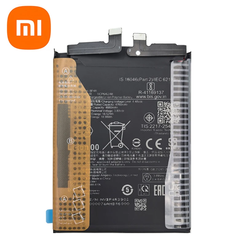 2024 Years 100% Original Battery BP4Q For Xiaomi 14 , BP4R For Xiaomi 14 Pro 14Pro Phone Replacement Batteries Fast Shipping