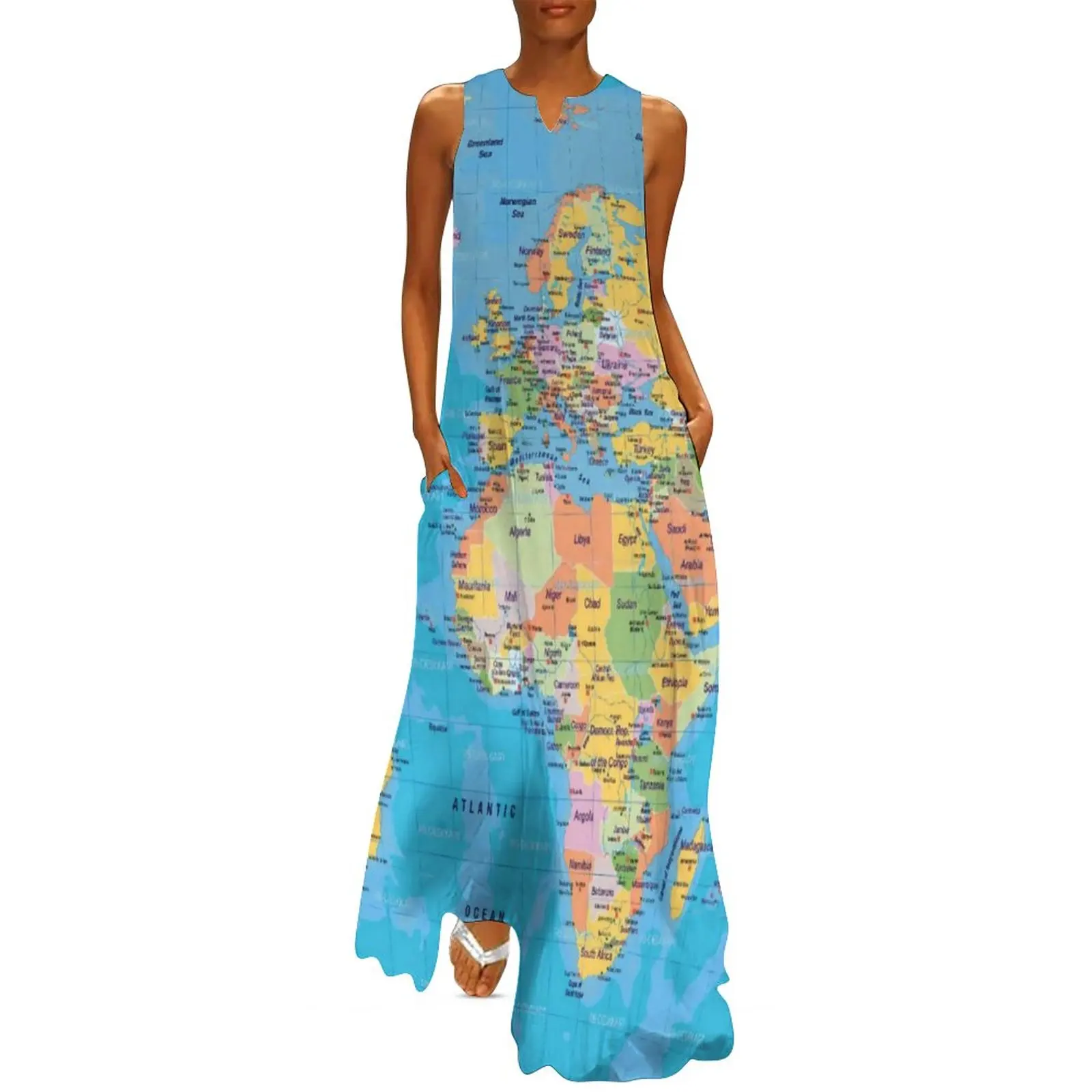 chinese dress ladies Beyond Yoga Maxi Around The World Front Twist Dress