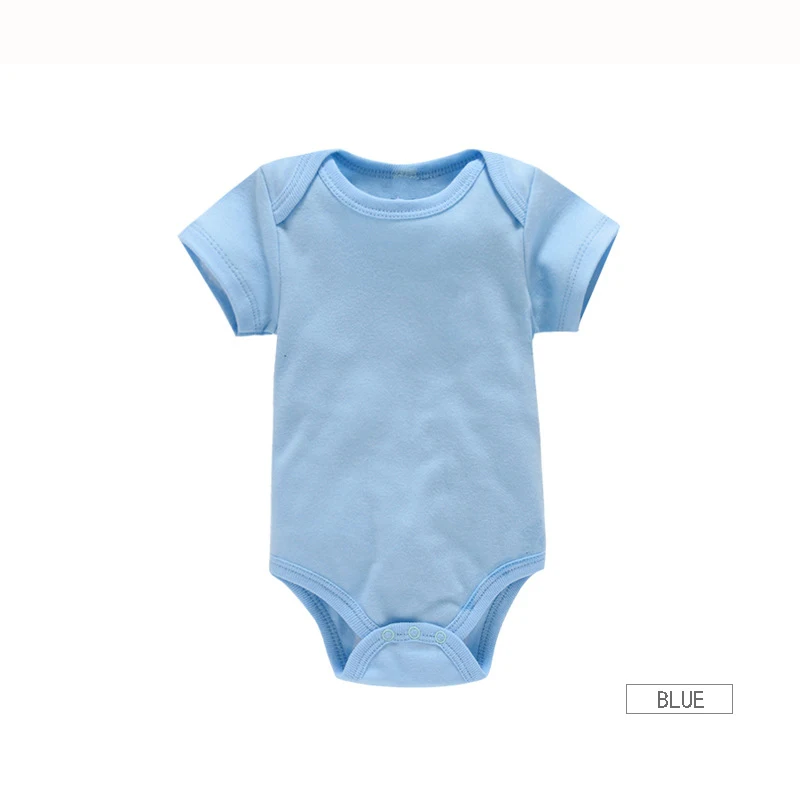 Baby Clothes Boy/Girl Baby Bodysuit Summer Clothes Solid Color Romper Soft Cotton Jumpsuit For Newborns Clothing 2024 New