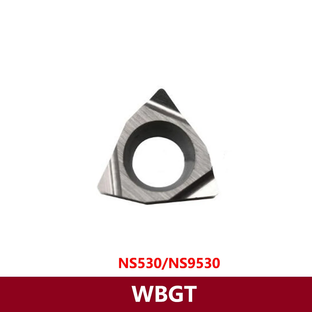 Original CNC Lathe Cutter WBGT030102L WBGT030104L WBGT060102L WBGT060104L WBGT080204L W08 W11 NS530 NS9530 Carbide Inserts WBGT