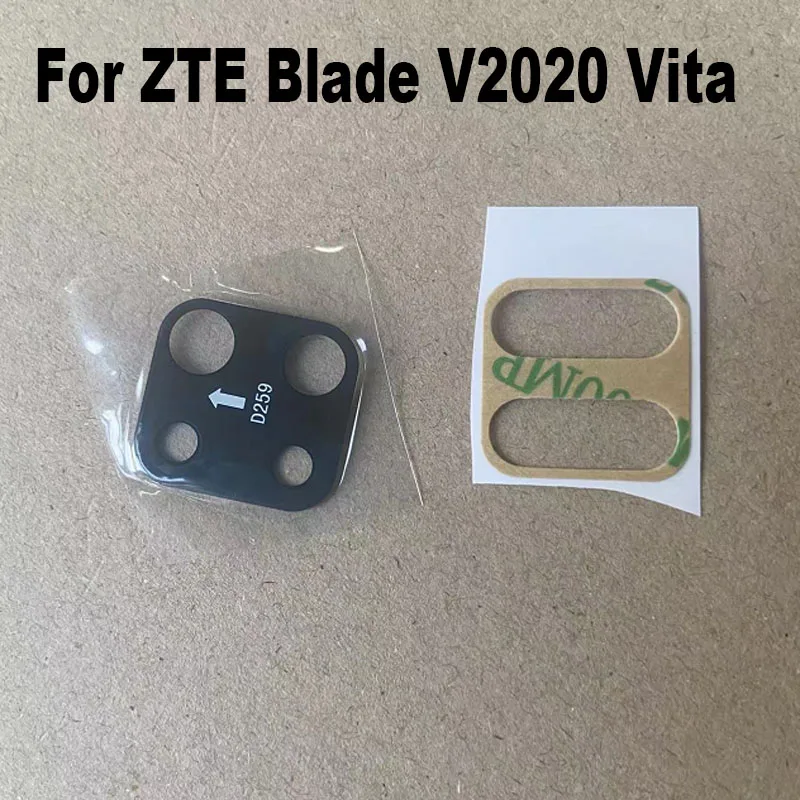 2PCS New Back Camera Glass For ZTE Blade V2020 Vita Rear Camera Glass Lens With Adhesive Sticker