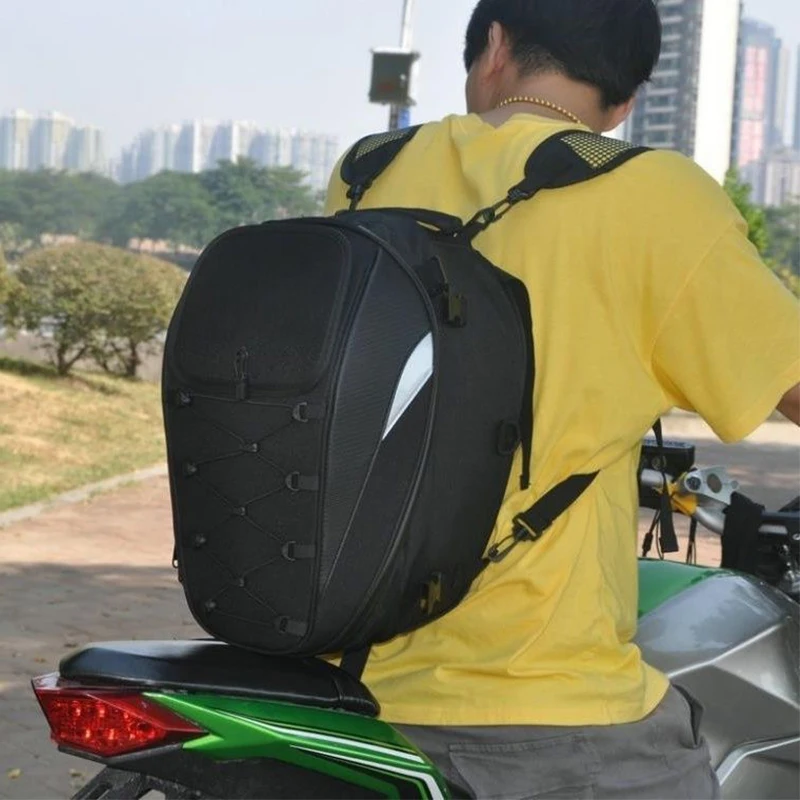 متعددة الوظائف دراجة نارية خوذة حقيبة مقاوم للماء دائم دراجة نارية مقعد حقيبة الرجال دراجة نارية على ظهره الرياضة في الهواء الطلق على ظهره