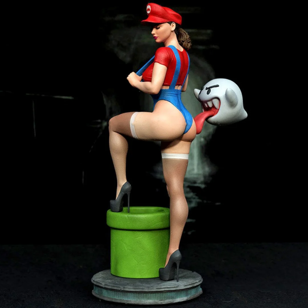 

Beautiful Plumber Girl 1/24 Scale Resin Figure Model Kit Assemble Miniatures Unassembled Unpainted Collecting Hobby Toys Gifts