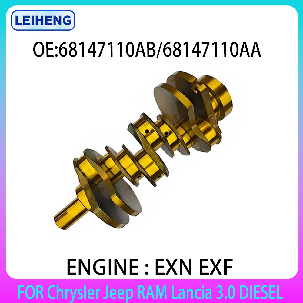 

NEW Engine Parts Crankshaft Fit For Chrysler 300C Jeep GRAND CHEROKEE RAM 1500 Lancia THEMA 3.0L DIESEL 2014-2019 3.0 L T V6