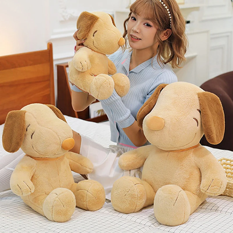 

30-50cm Snoopy Plush Toys Heterochromatic Large Cartoon Plushie Anime Birthday Pillow Dog Doll Stuffed Gift for Childrens Xmas